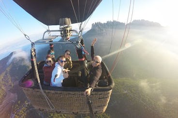 Aventura en globo aerostático y vela desde Barcelona