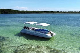 26' Bayliner Deckboat  in Miami for up to 6 people