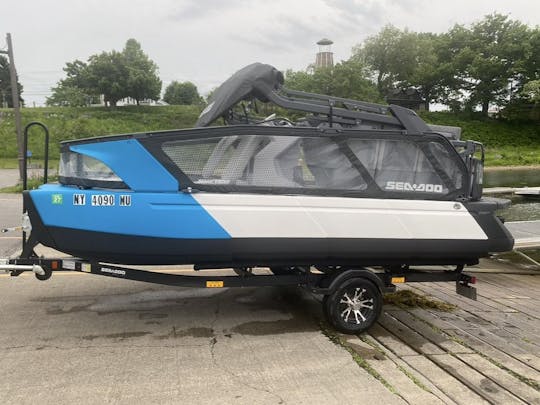 Sea Excitement with 18ft Sea-Doo Switch Sport Pontoon 