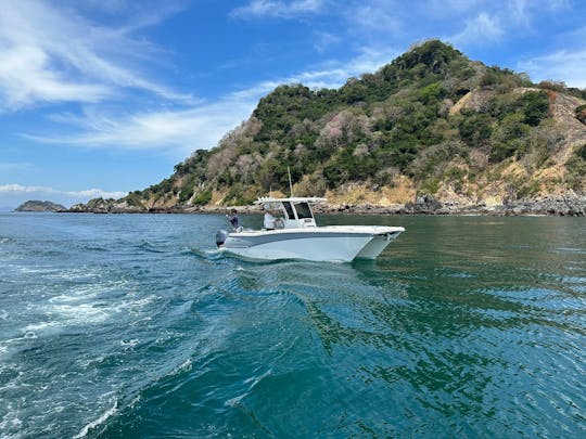 Private Full Day Boat Trip to Las Perlas and Contadora with 28ft World Cat