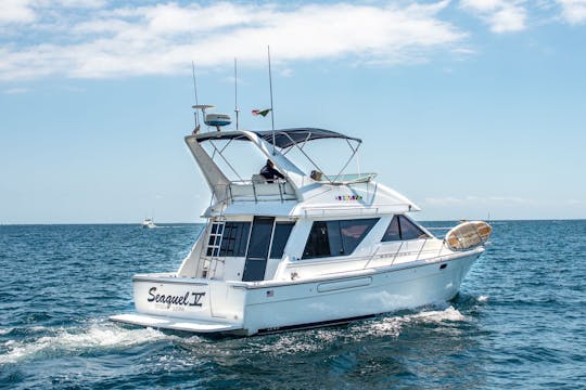 Una experiencia de alquiler de yates de lujo con este Bayliner de 42 pies en LC.