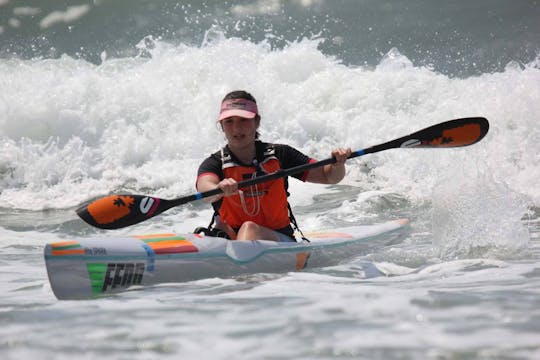 Surf Skiing in Mount Lavinia, Sri Lanka