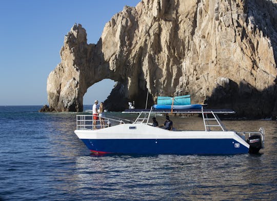 Excursions incroyables à Cabo San Lucas sur un petit catamaran