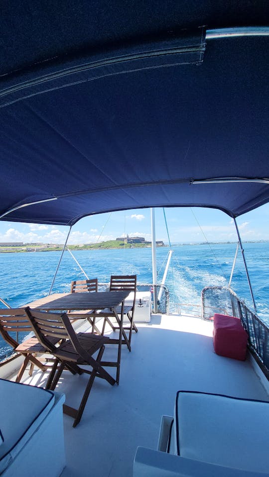 Croisière privée avec dégustation de plats au coucher du soleil | Baie de San Juan