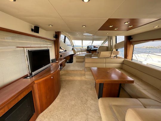 Luxury Motor Yacht Sunseeker 60 for 10 guests in Bodrum