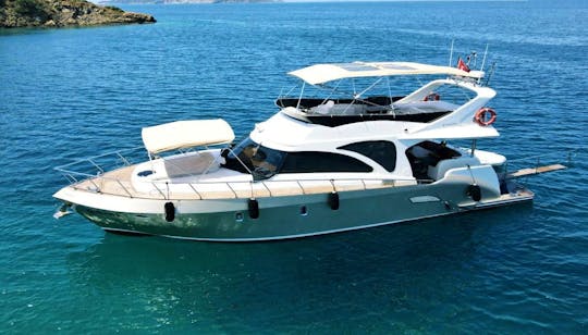 Custom Built  Motor yacht with 6 people capacity in Fethiye-Gocek region