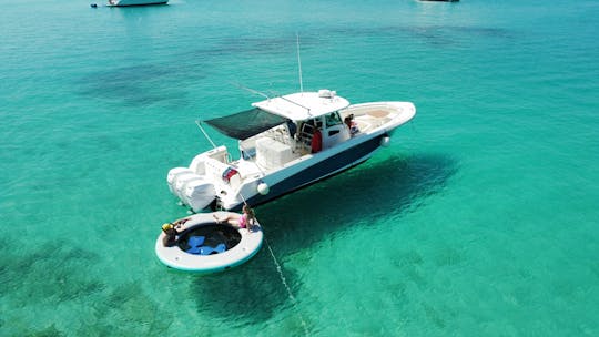 Private Boston Whaler Outrage 37' for up to 10 people!!