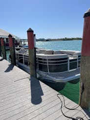 Sarasota's Private Party Boat Tours on 22ft Bennington Pontoon