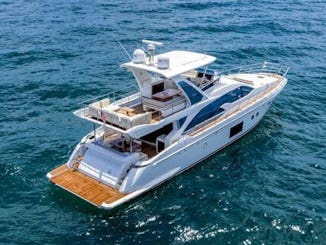 APROVEITE MIAMI NO NOVO E LUXUOSO AZIMUT DE 70 PÉS!!!