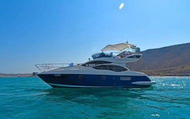 Luxury 38 ft double deck yacht for 12 passengers