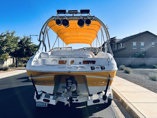 Stunning 2008 Ebbtide 2460 Z Track bowrider deck boat