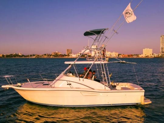 Iate de pesca esportiva Luhrs de 34 pés para até 10 pessoas em Mazatlan