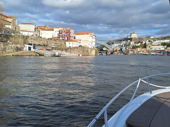 Private Boat Tour on Porto with 23ft Pacific Craft 700 Sun Cruiser