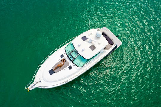Unwind on our 45ft Power Boat in the amazing blue waters of Montego Bay!