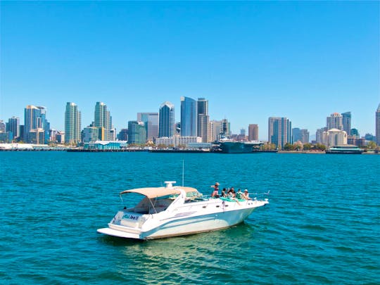 Private 50' Searay San Diego Bay Cruise with licensed Captain