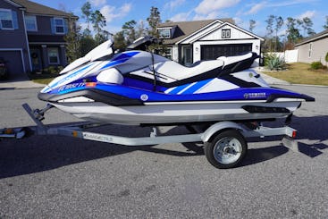 Novo Yamaha FX HO Cruiser Jetski com sistema de áudio