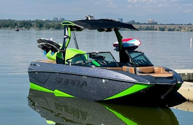 24' SUPRA SL450 Wakeboat With Surf/wakeboard Lessons in Denver!!