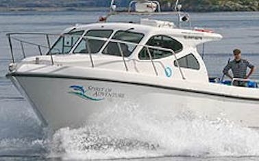 Sea Angling and fishing charters in Kyleakin on "Spirit of Adventure"