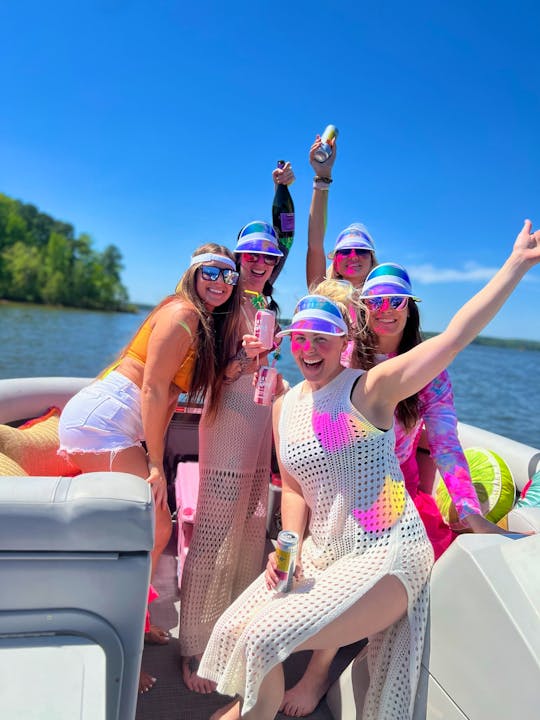 All-Inclusive 2023 Crest Party Barge Pontoon for Parties and More!