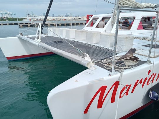 60’ Mariah Catamaran Events and Party Boat with Captain and Crew 