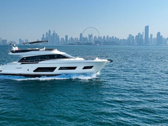 Yacht charter in Dubai · Ferretti — 670 (2019)