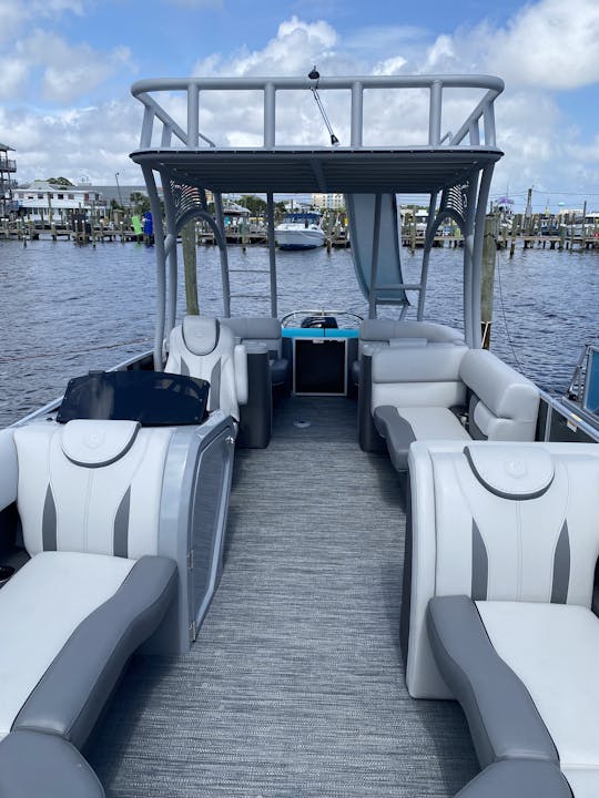 2024 Double Decker Pontoon Boat Available  *With Water Slide* in Fort Walton