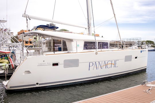 Panache Sailing Charter 40ft Catamaran In Playa Flamingo, Costa Rica