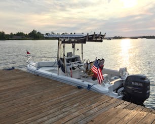 20' T-Top Center Console w/ 150hp equipped for the River!