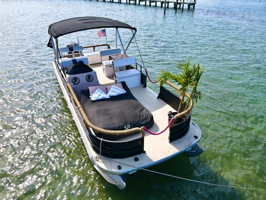 The 24ft Custom PalmToon Party Barge