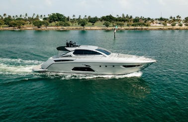 Experience Luxury: Azimut Atlantis 65FT W/ 1 Extra HR FREE in Miami Beach, FL!