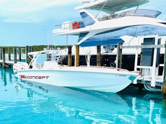 36’ft Concept for private charter in Nassau Bahamas