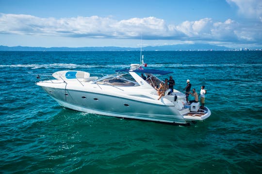 Luxury experience on Sunseeker Portofino 46 ft| Puerto Vallarta (Includes food)