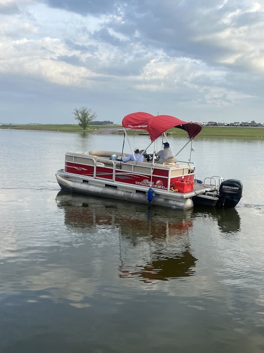 Barge de fête avec ponton de 18 pieds 