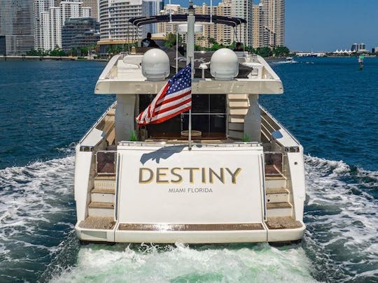 FERRATI DESTINY 85FT - EXTRA HOUR FREE EVERYDAY