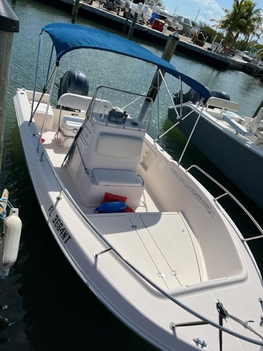 Cobia 19.4 Center Console! Perfect boat for fishing, snorkeling, and cruising.