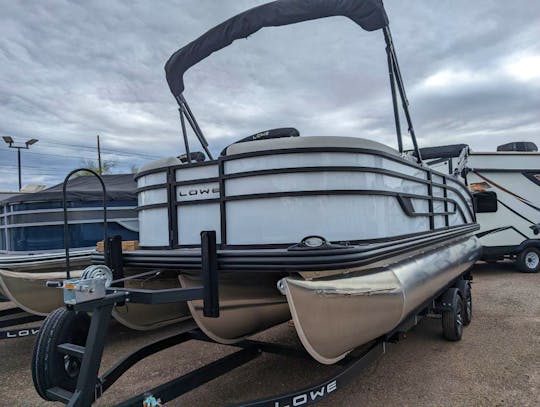You'll have a Crazy Good Time with 22ft Lowe Tritoon