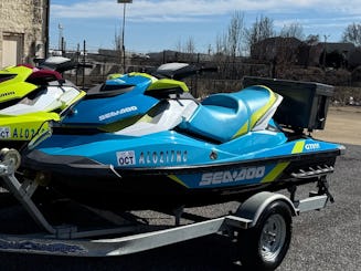 2015 Seadoo GTI 130 - Blue w/ cooler