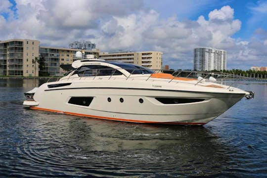 Explore Our Beautiful Azimut 55' Located In Miami Area, Sunset' Party
