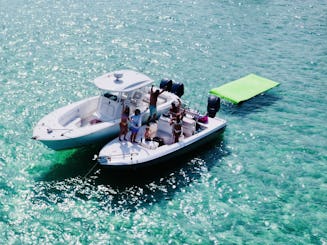 Experiência de barco em Destin Bay | Console central Contender de 25 pés