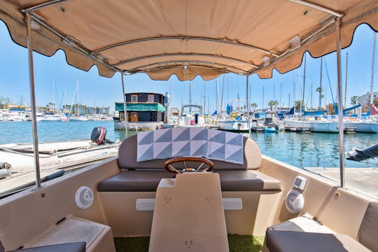 21ft Duffy Boat with Crystal Clear Window Enclosures and S'mores Maker!