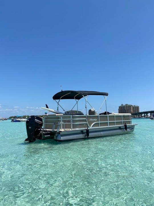 Barco flutuante Bentley de 10 passageiros de 22 pés de andar único!