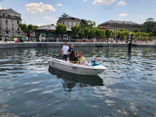 Marino rent boat Como Lake - SELF DRIVING 40CV