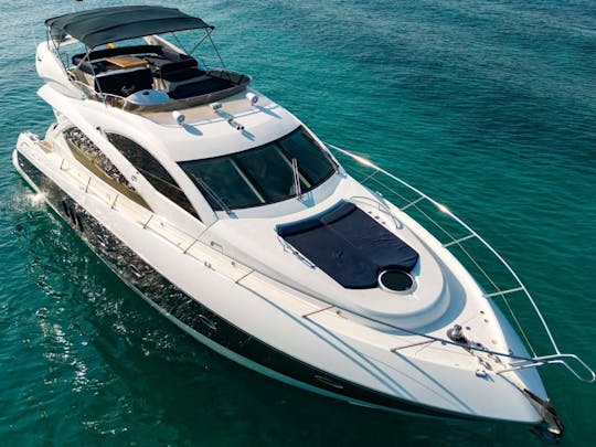 APROVEITE CARTAGENA em um iate de luxo SUNSEEKER de 64 pés!