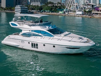 Enjoy Miami in 50FT AZIMUT Yacht!