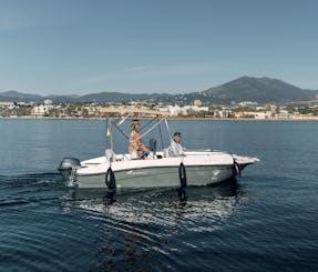 Unlicense boat in Puerto Banus, Marbella (5 people)