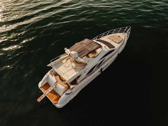 Luxury Azimut 62ft Flybridge With Food And Beer! Spend the day with us!