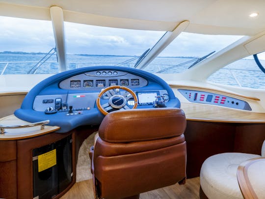 Discover Luxury: 57FT Azimut Fly Yacht Rental In Miami!