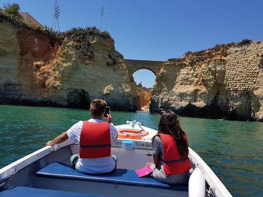 Excursion privée en bateau côtier à Ponta da Piedade à Lagos (baignade incluse)