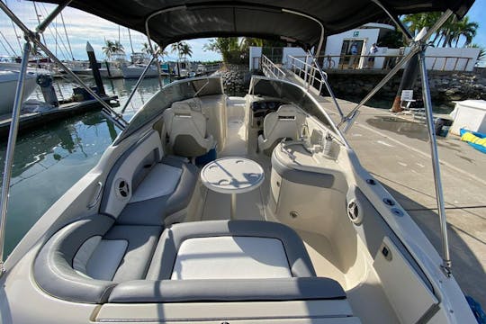 Yate a motor Sea Ray Sundeck de 27 pies - Explore la Bahía de Banderas