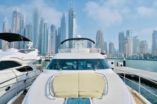 Luxurious Fairline 65ft Yacht For Rent 